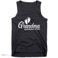 Grandma Established 2026 Cute Baby Feet Tank Top thumb 0