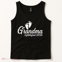 Grandma Established 2026 Cute Baby Feet Tank Top thumb 2