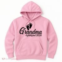 Grandma Established 2026 Cute Baby Feet Hoodie thumb 0