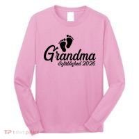 Grandma Established 2026 Cute Baby Feet Long Sleeve Shirt thumb 0