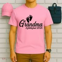 Grandma Established 2026 Cute Baby Feet T-Shirt thumb 6