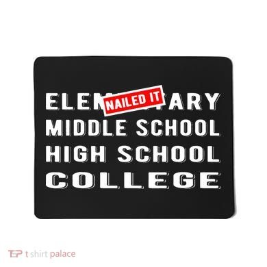 Goodbye Elementary 5th Grade Graduate 6th Grade Graduation Mousepad