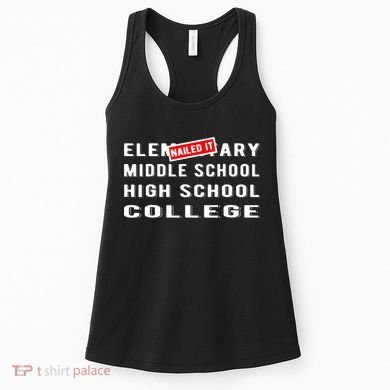Goodbye Elementary 5th Grade Graduate 6th Grade Graduation Women's Tank Top