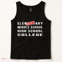 Goodbye Elementary 5th Grade Graduate 6th Grade Graduation Tank Top thumb 2