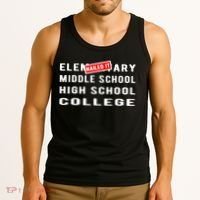 Goodbye Elementary 5th Grade Graduate 6th Grade Graduation Tank Top thumb 3