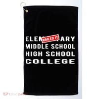 Goodbye Elementary 5th Grade Graduate 6th Grade Graduation Golf Towel thumb 0