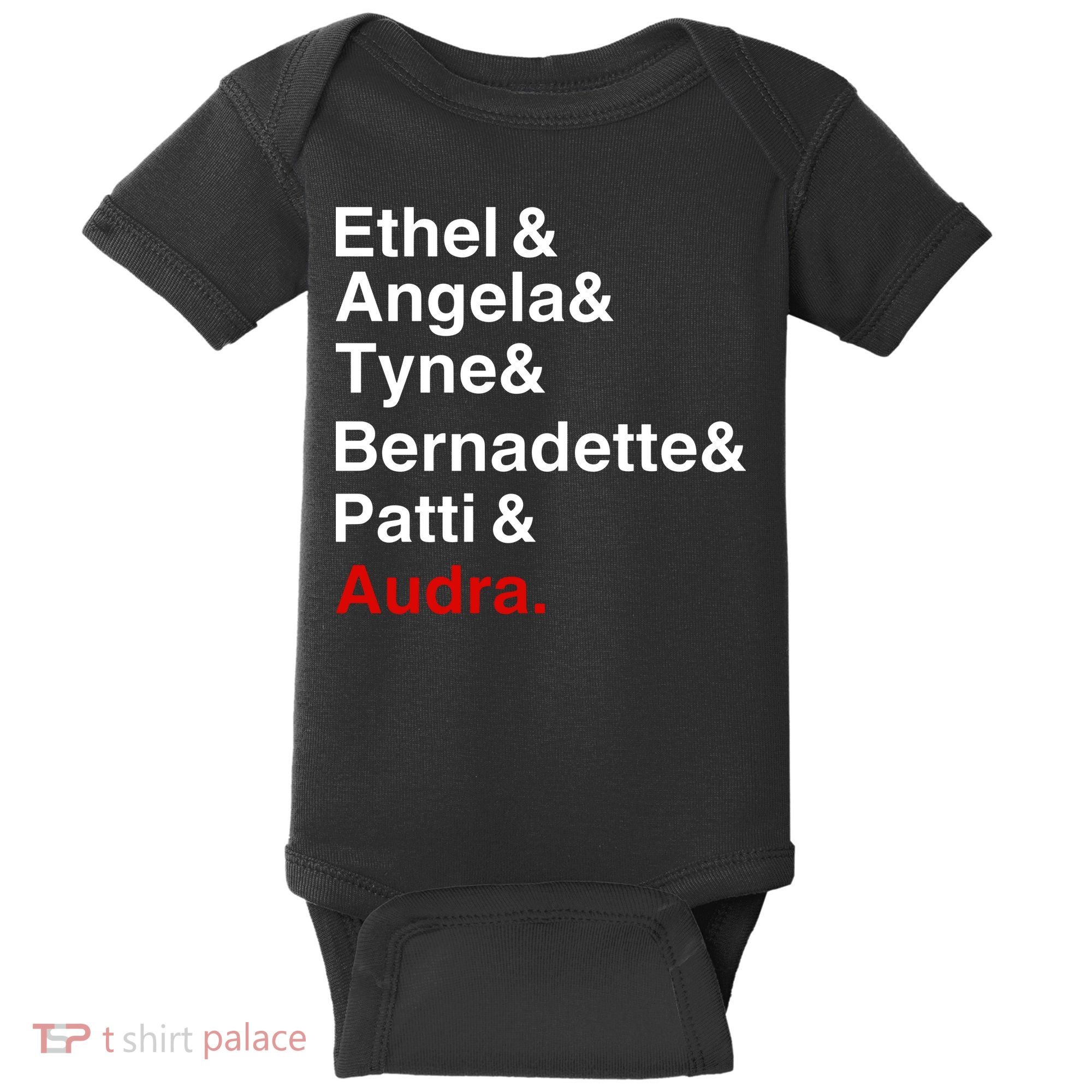 Gypsy Ethel Angela Tyne Bernadette Patti Audra Baby Bodysuit