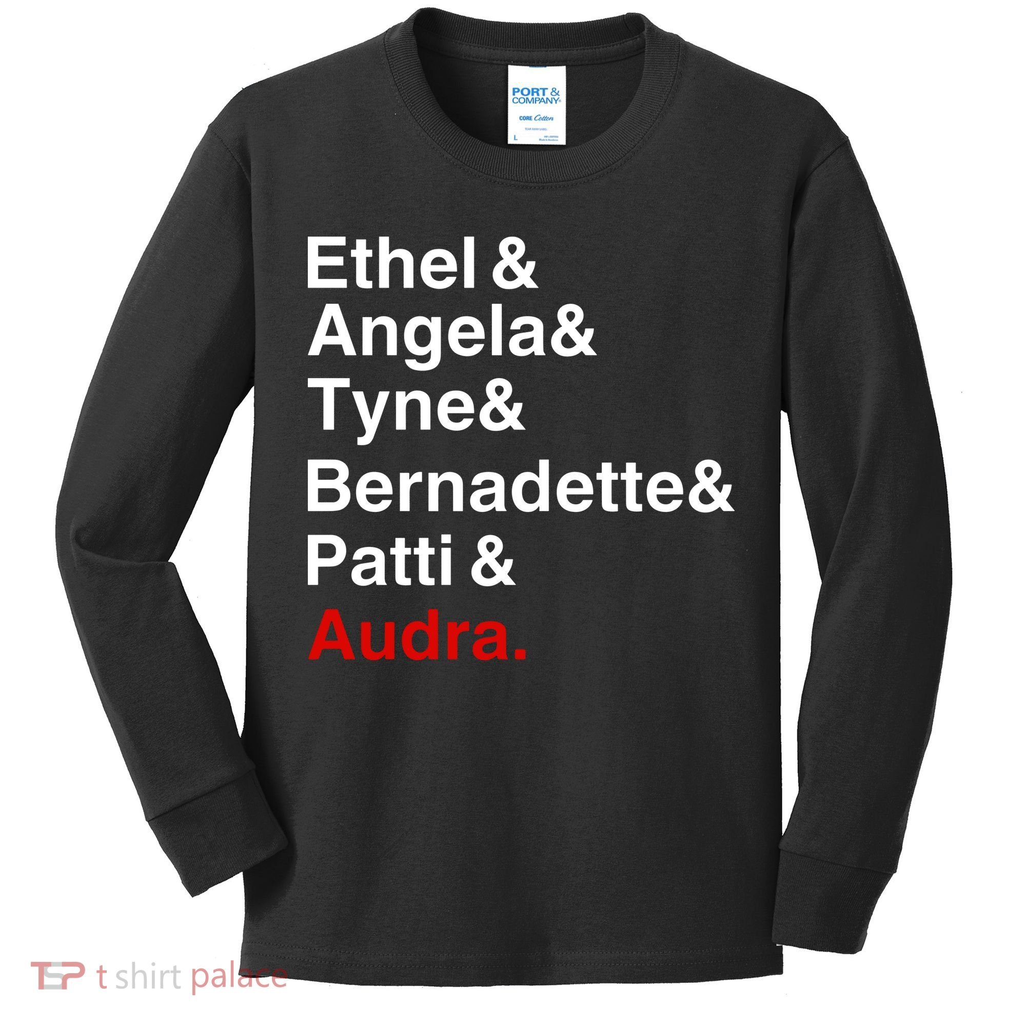 Gypsy Ethel Angela Tyne Bernadette Patti Audra Kids Long Sleeve Shirt