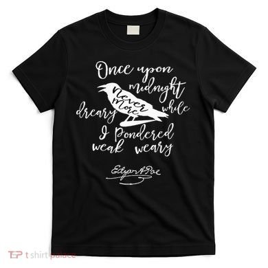 Gothic Edgar Allan Poe vintage  T-Shirt