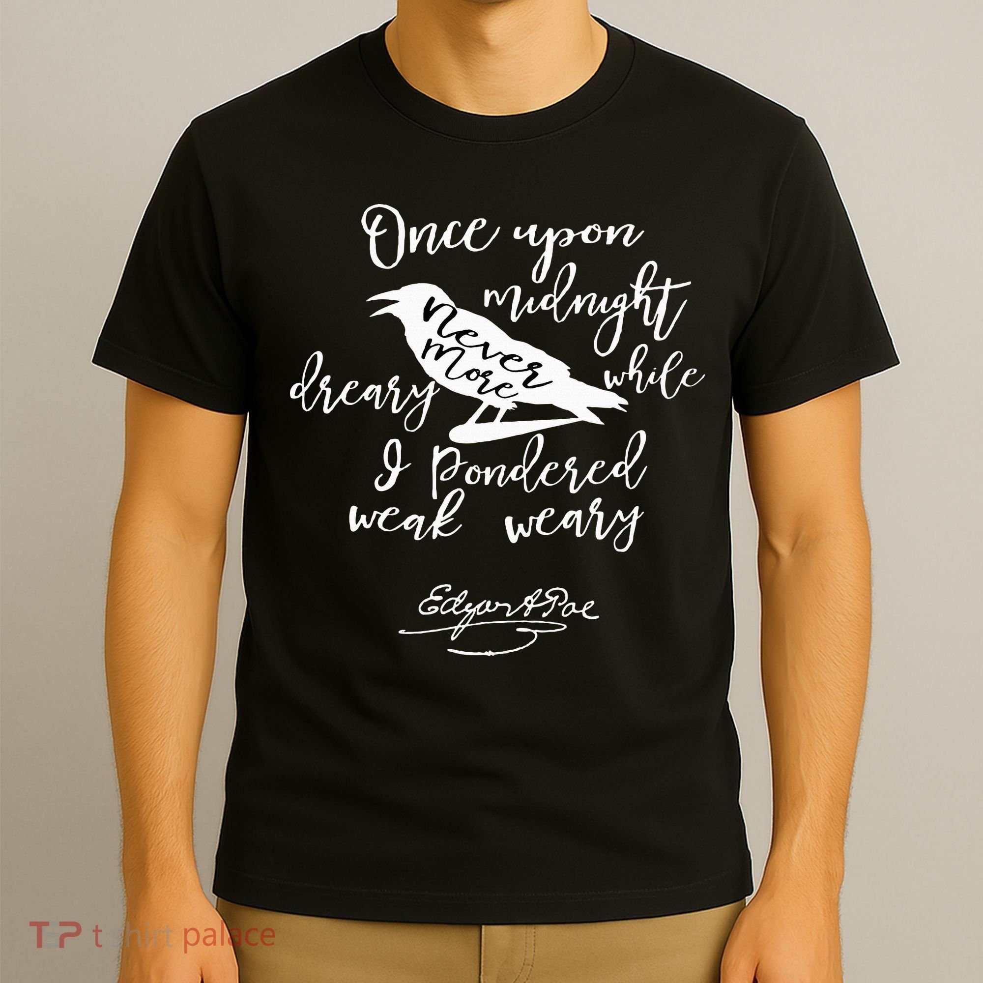 Gothic Edgar Allan Poe vintage  T-Shirt