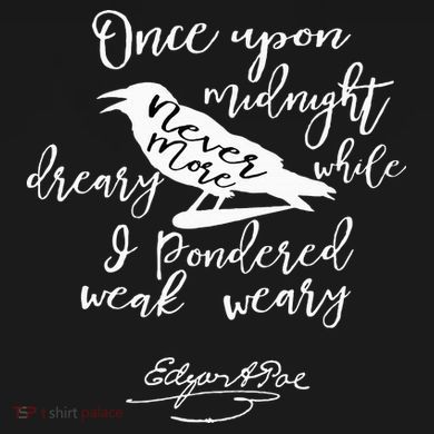 Gothic Edgar Allan Poe vintage  Button