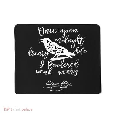 Gothic Edgar Allan Poe vintage  Mousepad