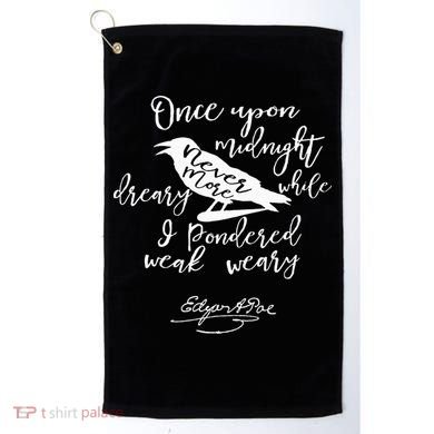 Gothic Edgar Allan Poe vintage  Golf Towel