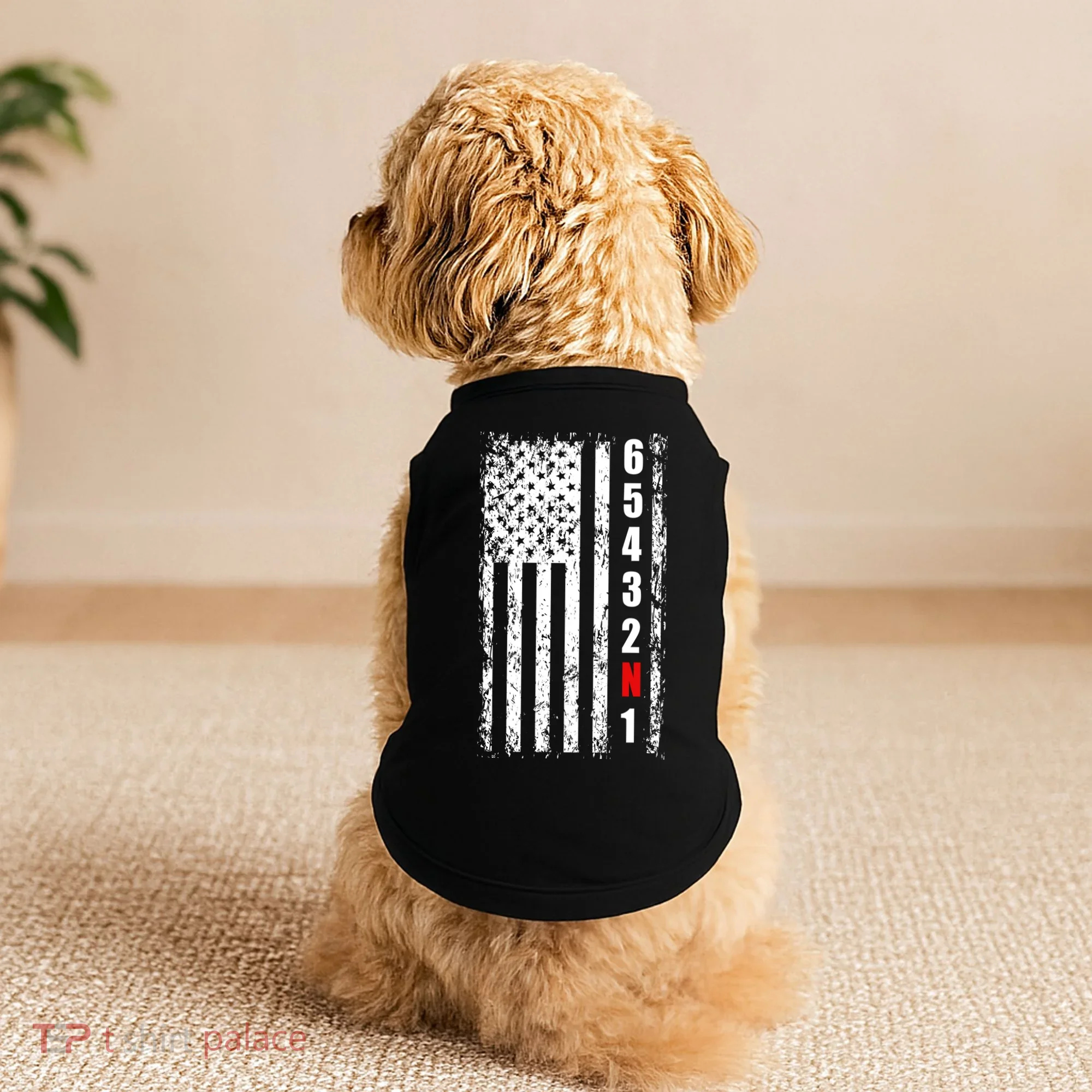 Gear Shift Racing Flag Neutral Doggie Tank