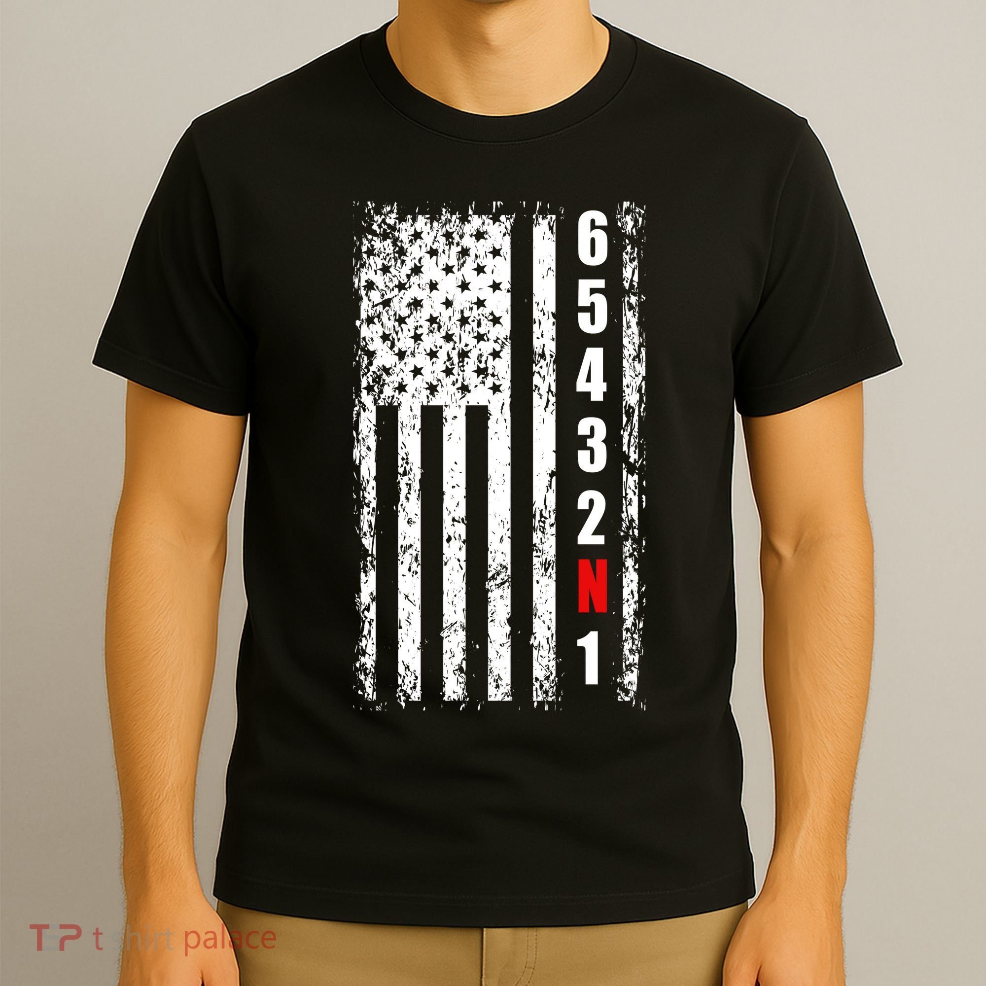 Gear Shift Racing Flag Neutral T-Shirt