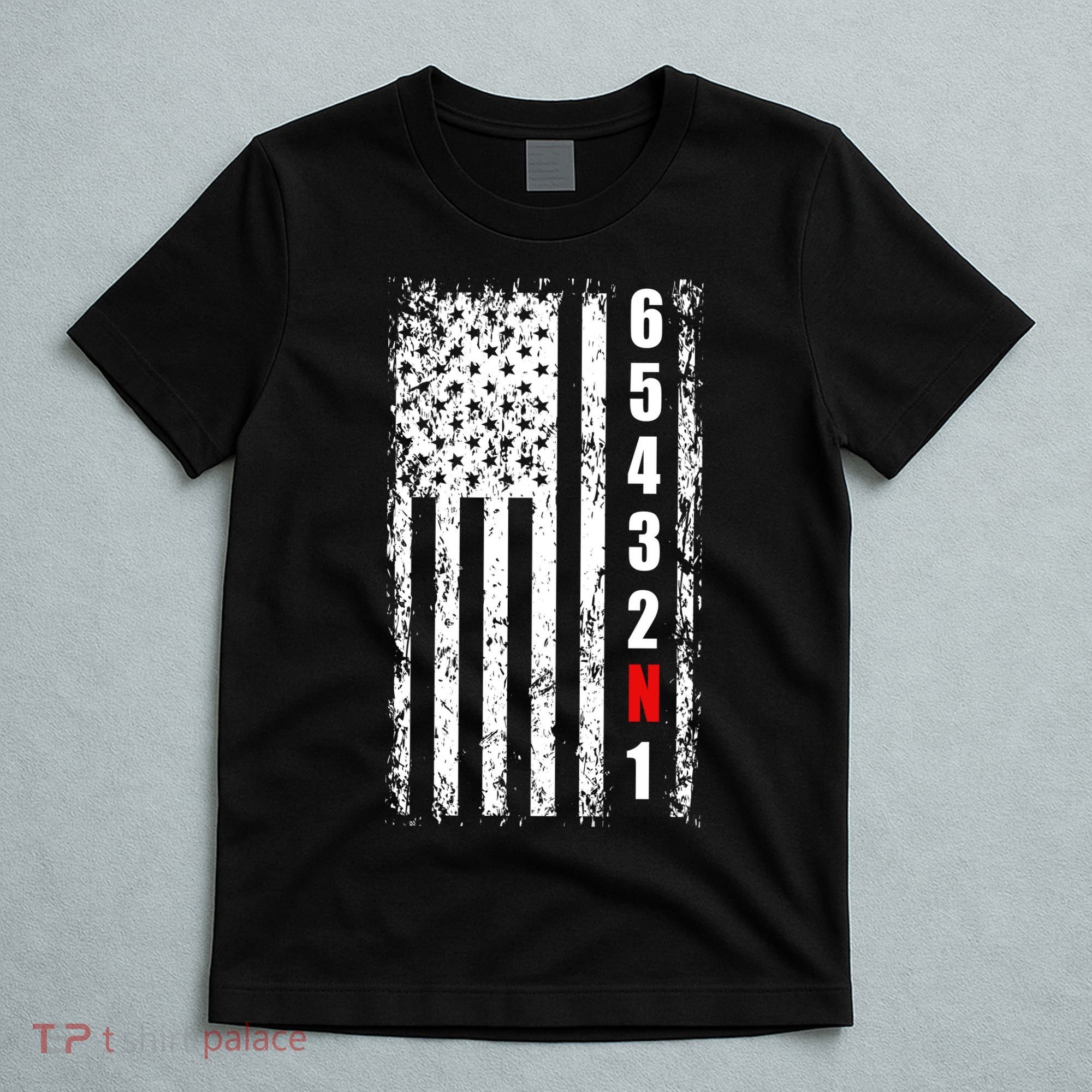 Gear Shift Racing Flag Neutral T-Shirt