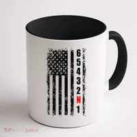 Gear Shift Racing Flag Neutral Coffee Mug thumb 1