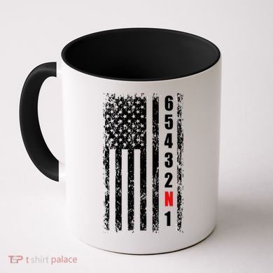 Gear Shift Racing Flag Neutral Coffee Mug