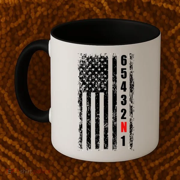Gear Shift Racing Flag Neutral Coffee Mug
