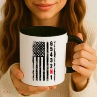 Gear Shift Racing Flag Neutral Coffee Mug thumb 3