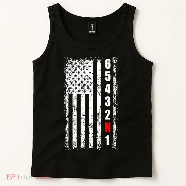 Gear Shift Racing Flag Neutral Tank Top
