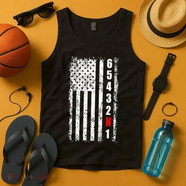 Gear Shift Racing Flag Neutral Tank Top