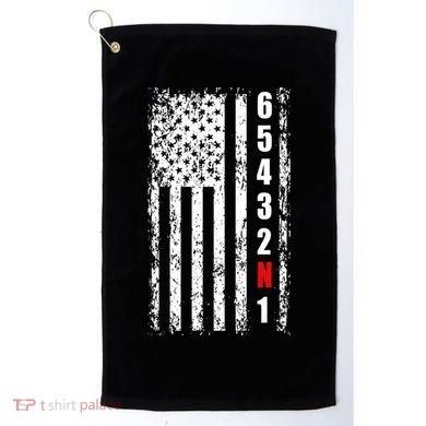 Gear Shift Racing Flag Neutral Golf Towel