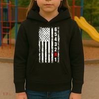 Gear Shift Racing Flag Neutral Kids Hoodie thumb 3