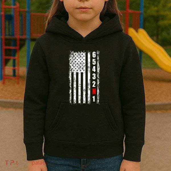 Gear Shift Racing Flag Neutral Kids Hoodie