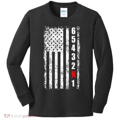 Gear Shift Racing Flag Neutral Kids Long Sleeve Shirt