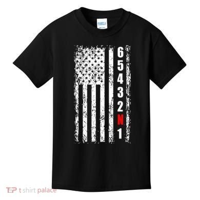 Gear Shift Racing Flag Neutral Kids T-Shirt