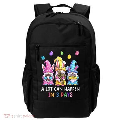 Gnome Easter Christian A Lot Can Happen In 3 Days Leopard Backpack