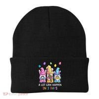 Gnome Easter Christian A Lot Can Happen In 3 Days Leopard Beanie thumb 0