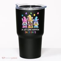 Gnome Easter Christian A Lot Can Happen In 3 Days Leopard Tumbler thumb 0