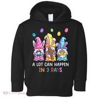 Gnome Easter Christian A Lot Can Happen In 3 Days Leopard Toddler Hoodie thumb 0