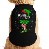 Gigi Elf Christmas Matching Family Elf Doggie Tank thumb 0