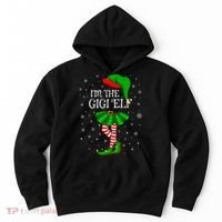 Gigi Elf Christmas Matching Family Elf Hoodie thumb 0