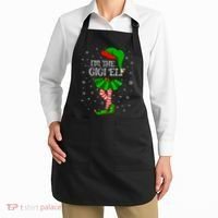 Gigi Elf Christmas Matching Family Elf Apron thumb 2