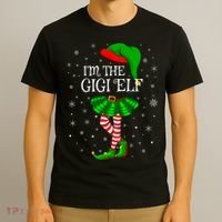 Gigi Elf Christmas Matching Family Elf T-Shirt thumb 3