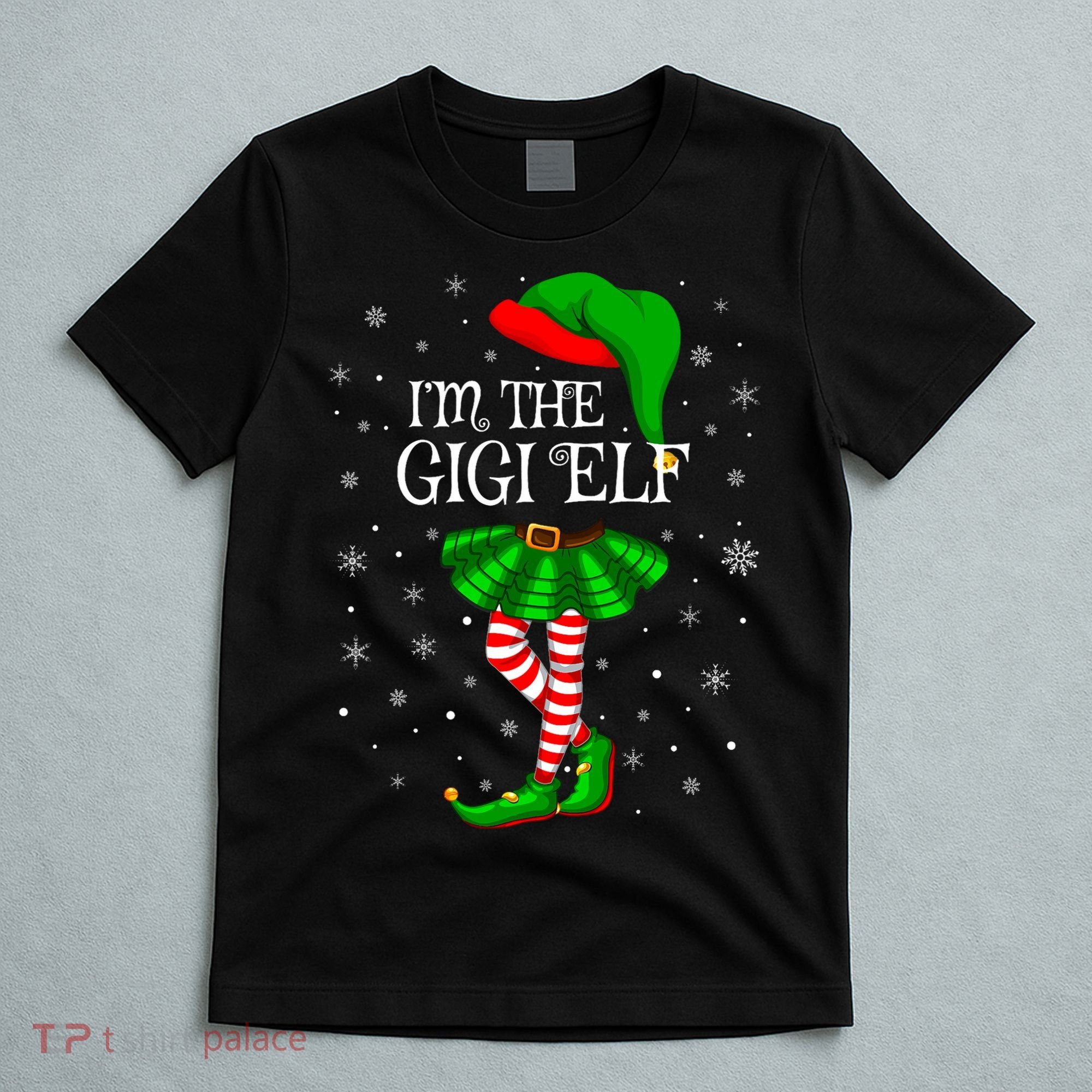 Gigi Elf Christmas Matching Family Elf T-Shirt
