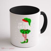 Gigi Elf Christmas Matching Family Elf Coffee Mug thumb 1