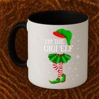 Gigi Elf Christmas Matching Family Elf Coffee Mug thumb 2