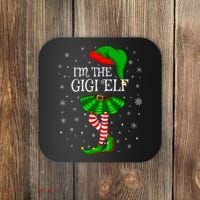 Gigi Elf Christmas Matching Family Elf Coaster thumb 0