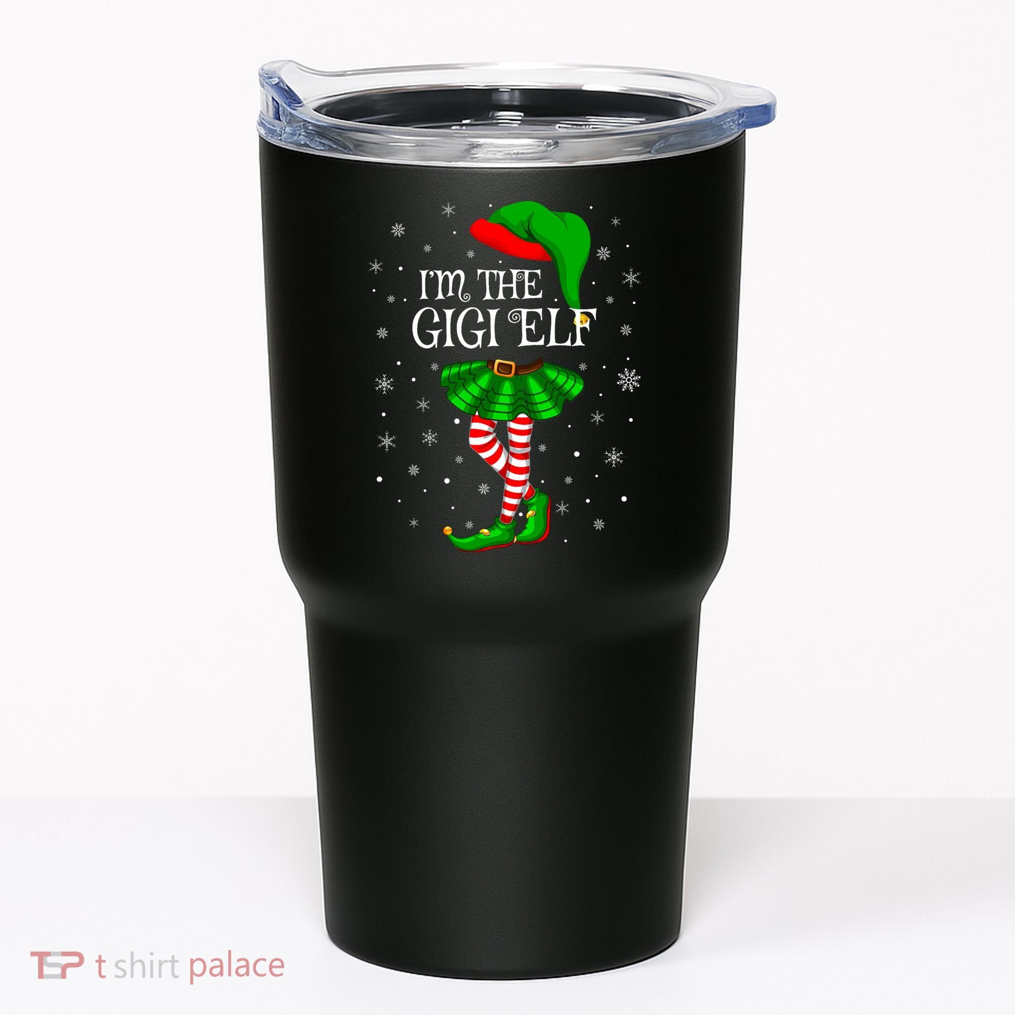 Gigi Elf Christmas Matching Family Elf Tumbler