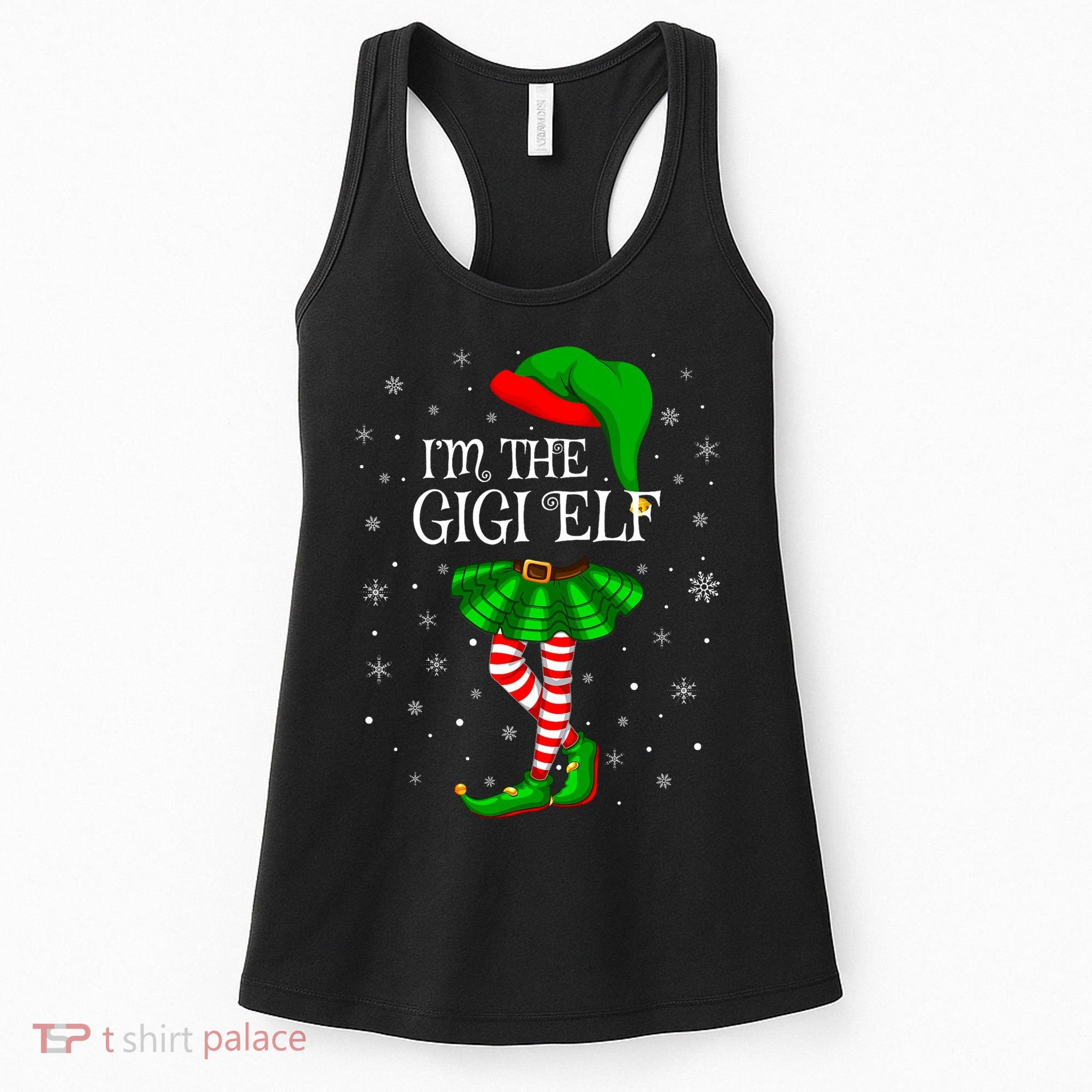 Gigi Elf Christmas Matching Family Elf Women's Tank Top
