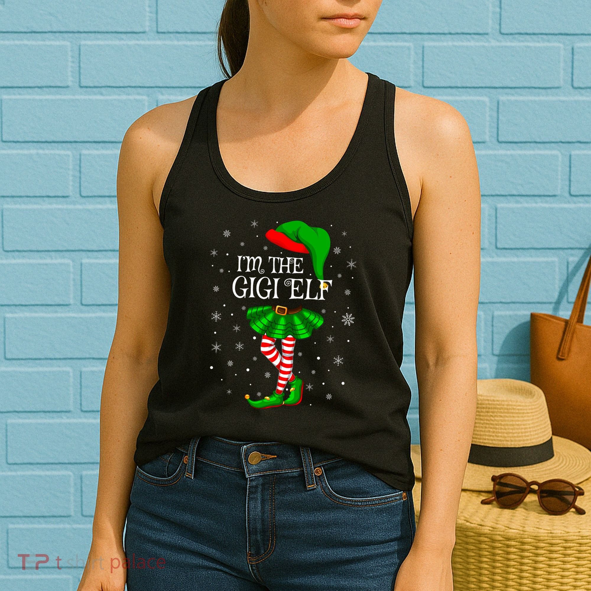 Gigi Elf Christmas Matching Family Elf Women's Tank Top