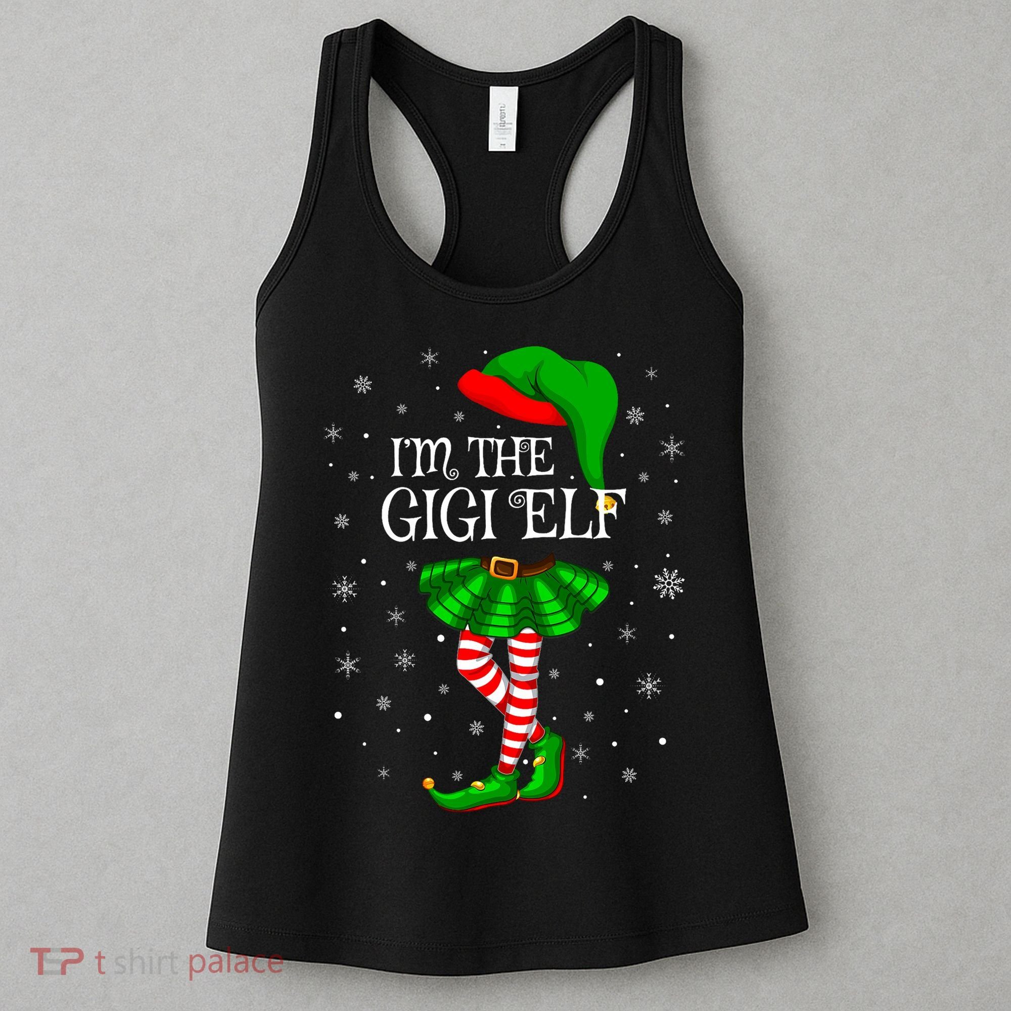 Gigi Elf Christmas Matching Family Elf Women's Tank Top
