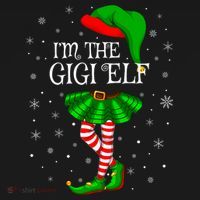 Gigi Elf Christmas Matching Family Elf Visor thumb 3