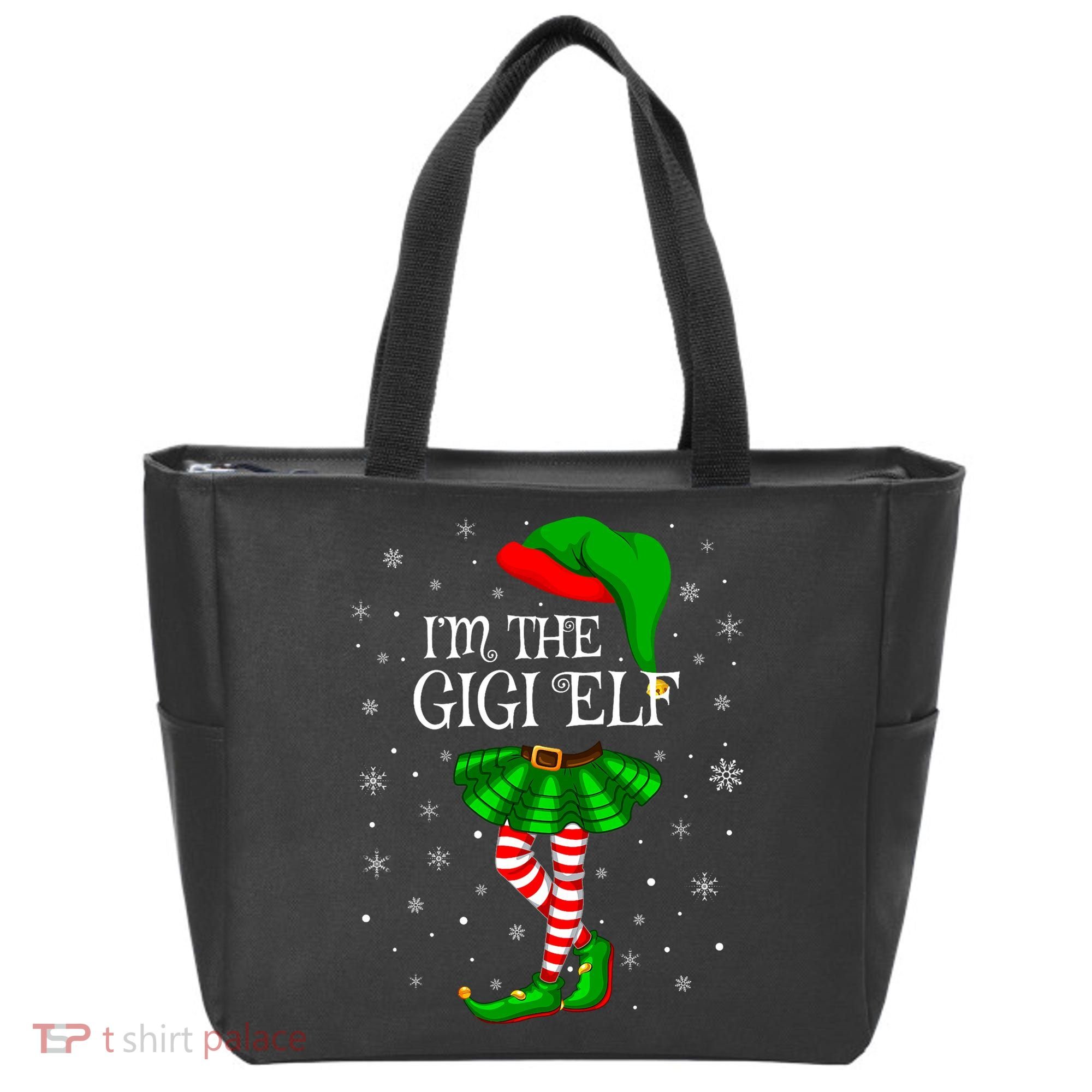 Gigi Elf Christmas Matching Family Elf Tote Bag