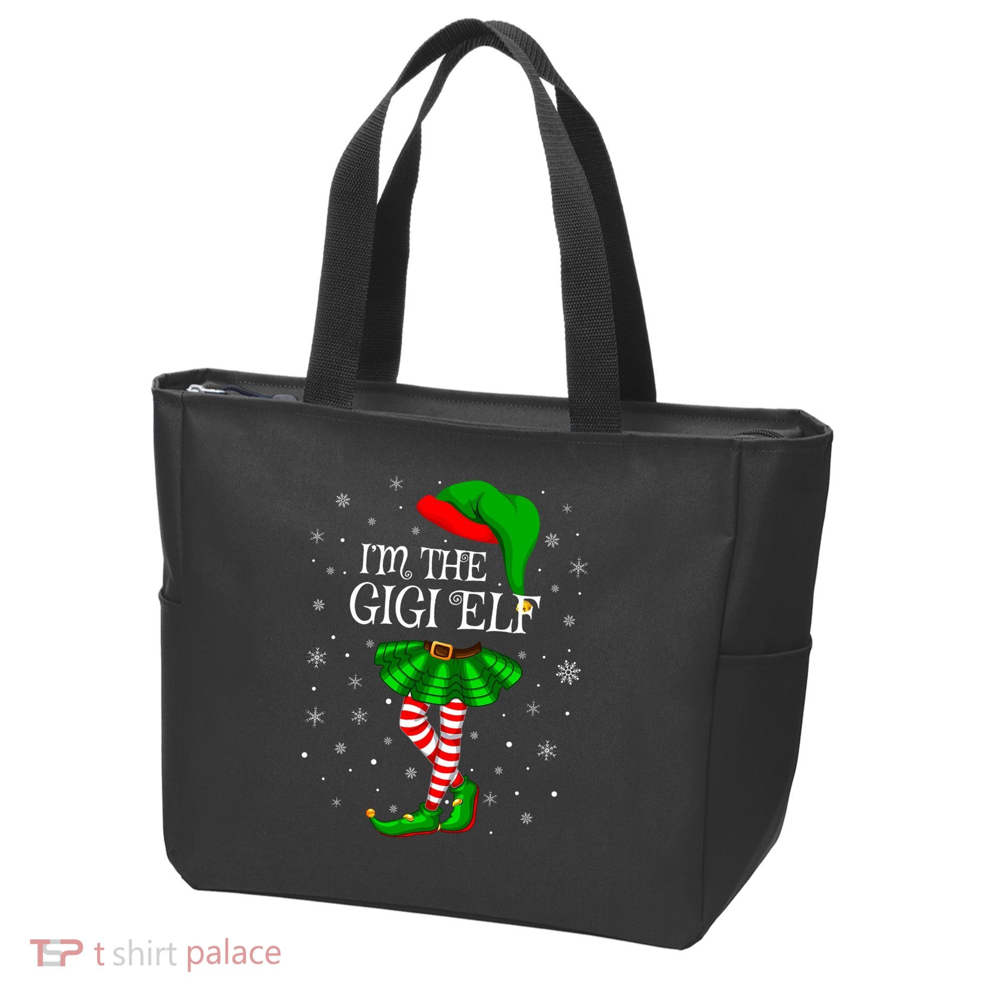 Gigi Elf Christmas Matching Family Elf Tote Bag